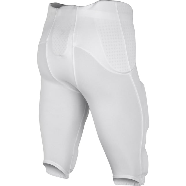 Pantalon de football Champro pour homme avec protections, blanc, moyen