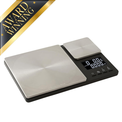 KitchenAid Dual Platform Digital Kitchen Scale, 11 pound capacity, Black