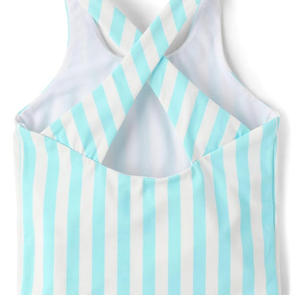The Children's Place Girls' 2-Piece Tankini Swimsuit, Seagrove, Small