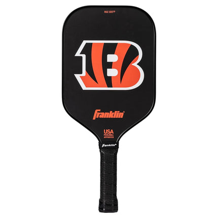 Franklin Sports NFL Cincinnati Bengals Pickleball Paddle - Official NFL Team Pickleball Paddles - USAP (USAPA) Approved Premium Quality Pickleball Paddles - Authentic Team Logos + Colors