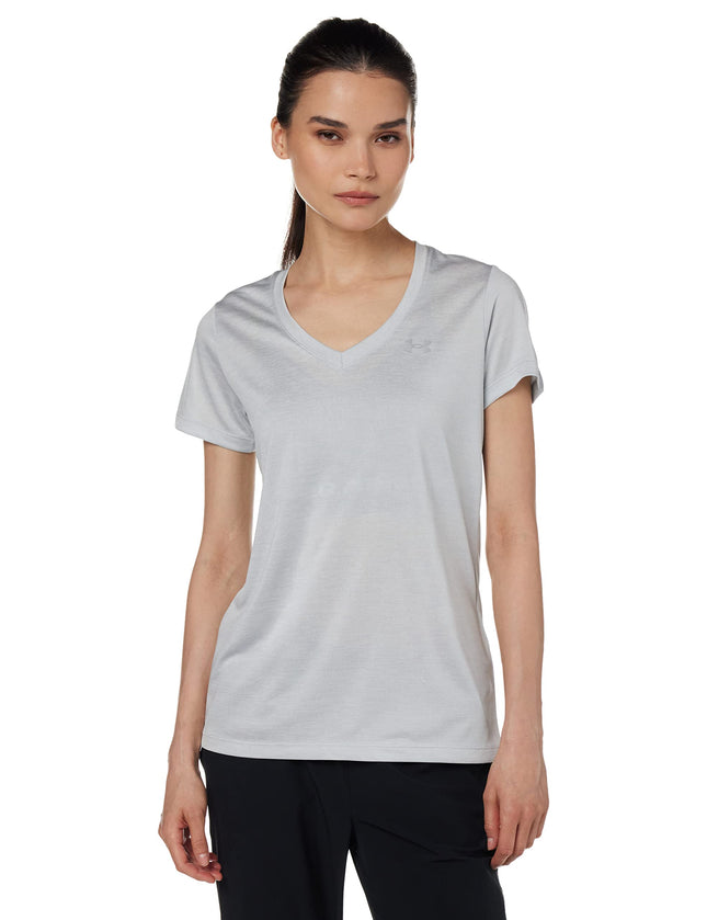 Under Armour Women Tech Short Sleeve V - Twist, La