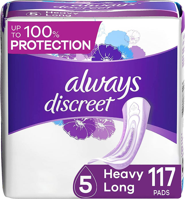 Always Discreet, Incontinence & Postpartum Pads fo