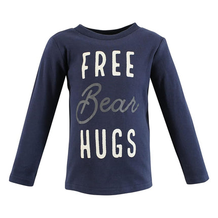 T-shirts à manches longues pour bébés Hudson Baby, motif forêt, 12-18 mois