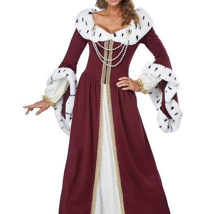 California Costumes Ladies Royal Storybook Queen Costume Dress size X LARGE