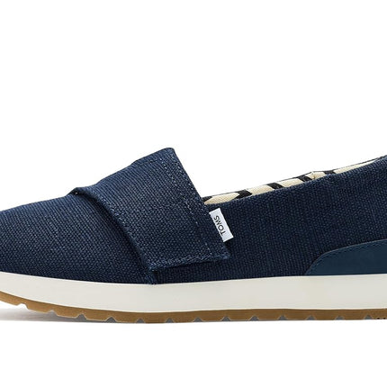 TOMS Toddler Boy's Resident Plus Sneaker, Navy Heritage Canvas, 3 UK