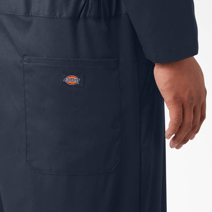 Dickies mens Flex Long Sleeve Coveralls, Dark Navy, L