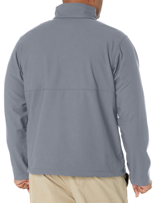 Columbia Men's Chaqueta Softshell Ascender Con Cremallera Frontal Shell Jacket, Grey, 4XL