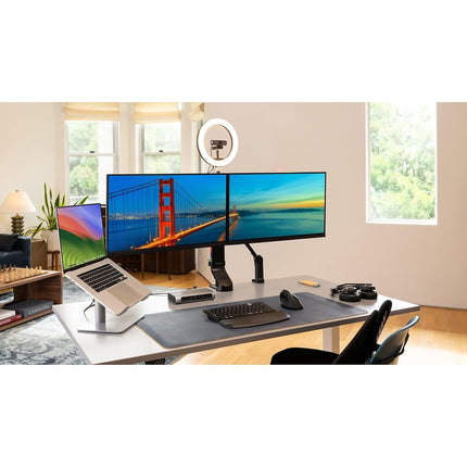 Webcam Kensington W2050 Pro 1080p avec autofocus, alimentation USB, 2 microphones intégrés avec réduction de bruit, objectif grand angle HD avec zoom, caméra PC pour visioconférences individuelles ou de groupe (K81176WW)