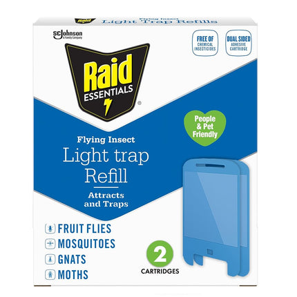 Raid Essentials Flying Insect Light Trap Refills, 