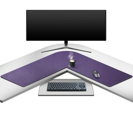 Mydours L-Shape Desk Pad, (95+95) x33cm Large PU L