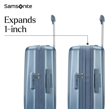 Samsonite Uplift Hardside, Azul Elemental, Maleta Grande Facturable de 27 Pulgadas, Uplift Hardside