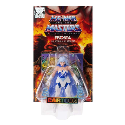 Masters of the Universe Origins Action Figure Frosta Cartoon Collection, 5.5-inch 1980s TV Princess of Power with Ice Powers, Detailed Design & Cape