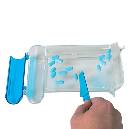 Apothecary Products Pill Tray and Spatula and Blade | for Tablets, Medicine, Vitamins | Right-Handed