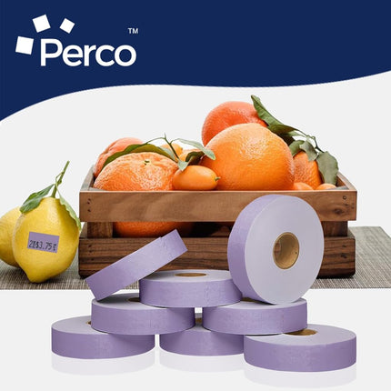 Perco Red Pricing Labels for Monarch 1131 Pricing Gun – 4 Sleeve, 80,000 Price Gun Labels – with Bonus Ink Rolls