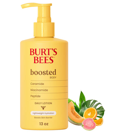 Burt's Bees Boosted Body Lotion, With a Ceramide, 