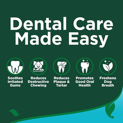 Vet's Best Dog Toothbrush & Enzymatic Toothpaste Kit - Teeth Cleaning - Made with Natural Ingredients - Reduces Plaque, Whitens Teeth, Freshens Breath - Bonus Care Guide & Finger Brush Included