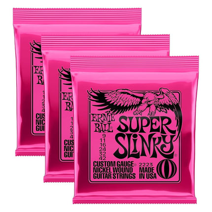 Ernie Ball 2223 Nickel Super Slinky Custom Gauge E