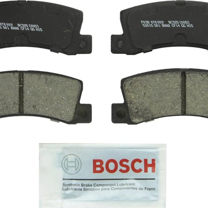 BOSCH BC325 QuietCast Premium Ceramic Disc Brake Pad Set - Compatible with Select Lexus ES250, ES300, RX300; Toyota Camry, Celica, Solara; REAR