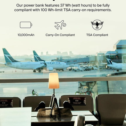 Belkin BOOSTCHARGE Portable Charger Power Bank 10000 mAh with Integrated Lightning (MFI) and USB-C Cables Plus USB-C Port, Compatible with iPhone 13, Pro, Pro Max, Mini, Galaxy S22, Ultra, Plus