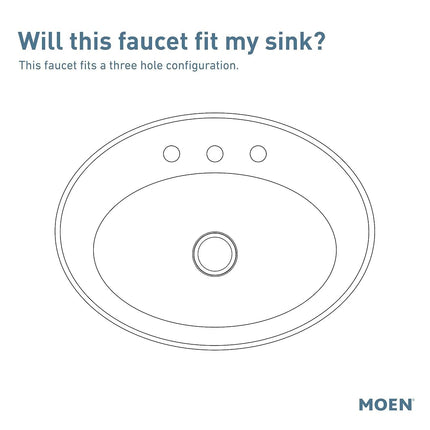 Moen 84115BRB Idora 4 in. Centerset 2-Handle Bathroom Faucet in Mediterranean Bronze
