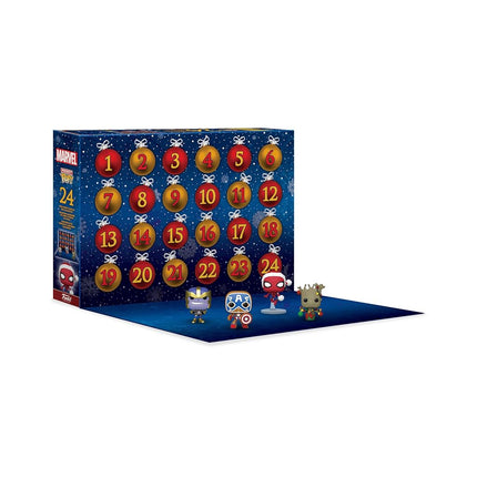 Funko Advent Calendar: Marvel Holiday - Groot - Marvel Comics - 24 Days Of Surprise - Collectable Vinyl Mini Figures - Mystery Box - Gift Idea - Holiday Xmas for Girls, Boys & Kids