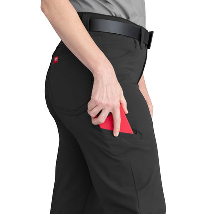 Red Kap Womens Cooling Work Pant, Black, 4