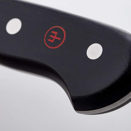 Wüsthof Classic 6 Inch Demi Bolster Chef's Knife, Black, Silver