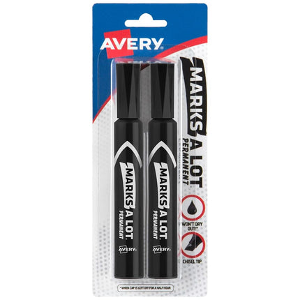 Marks A Lot Regular Desk Style Permanent Markers, 