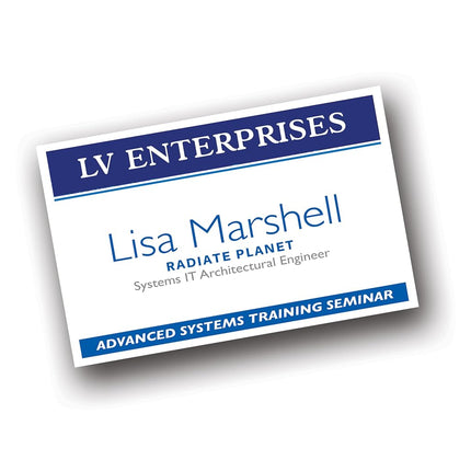 Avery Customizable Name Badge Inserts, 2.25” x 3.5”, White, 400 Printable Name Tag Inserts (5390) (Pack of 5)