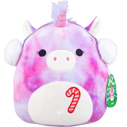 Squishmallow 10" Unicorn with Earmuffs - Christmas