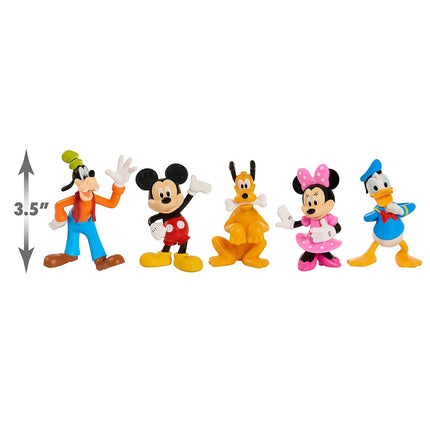 Just Play Disney Junior Mickey Mouse Collectible Figures Set, 5 Pack, 3 Inch Collectable Figures, Kids Toys Ages 3+