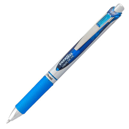 Pentel 12 Quick Drying Gel Ink Rollerball Pen, Blue (BL77PC12C1)