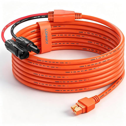 Lonnky MC4 to XT60i Solar Cable 12AWG 5M for Power