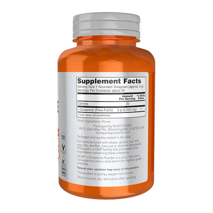 Now Foods L-Glutamine Pure Powder 6 oz