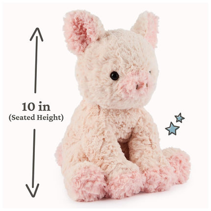 GUND Cozys Collection Pig Plush, Pig Stuffed Animal for Ages 1 and Up, Pink, 10”