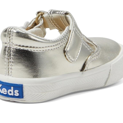 Keds Girls Daphne Mary Jane Flat, Champagne Me, 5 Little Kid