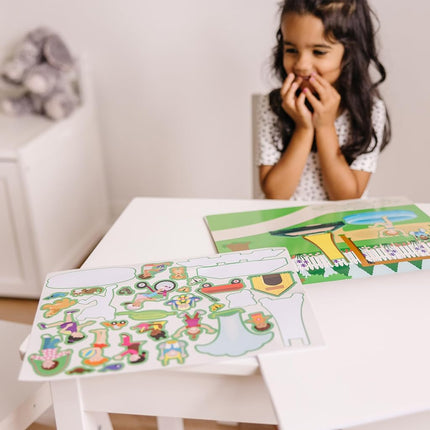 Melissa & Doug Reusable Sticker Pad Set: Play House - 175+ Reusable Stickers Toddler Travel Toys, Sticker Book for Kids Ages 3+