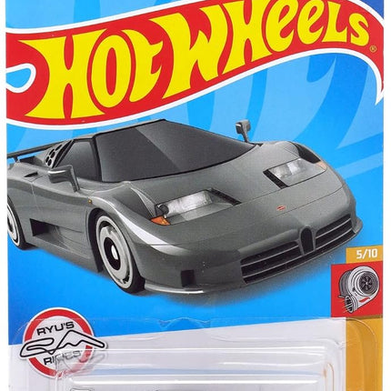 Hot Wheels 2022 '94 Bugatti EB110 SS Grey (Long Card) HHF70