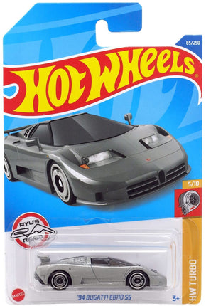 Hot Wheels 2022 '94 Bugatti EB110 SS Grey (Long Ca