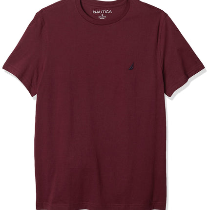 Nautica Men's Short Sleeve Solid Crew Neck T-Shirt