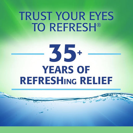 Gouttes ophtalmiques lubrifiantes Refresh Plus, 30 unidoses, 0,3 ml chacune stérile 30 EA