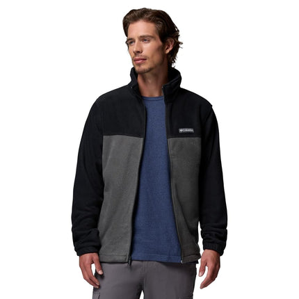 Columbia Men's Powder Lite Jacket Puffer Jacket, Dark Stone x Shark, Size XXL