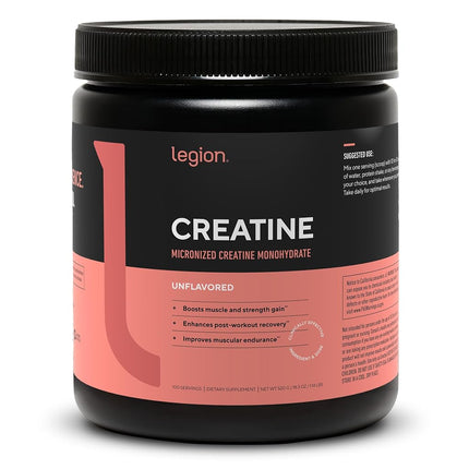 LEGION Micronized Creatine Monohydrate Supplement 