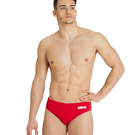 ARENA Men's Team Solid Polo Swim Brief Water Sport