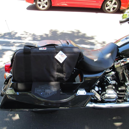 AO Coolers AO18MOTO Motorcycle Saddle Bags Soft Cooler Saddlebag Insert (15-Can Capacity), Black