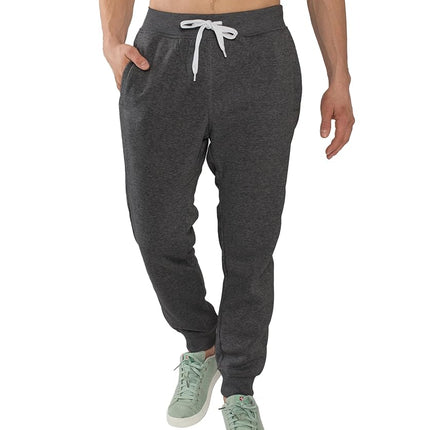 Southpole Men's 1570 Basic Active Fleece Jogger Sweatpants, New Heather Charcoal, 3X-Large