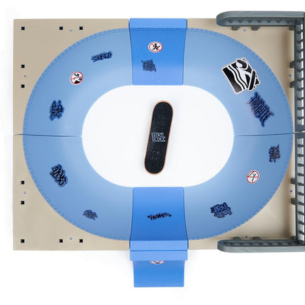 Tech Deck, Daewon Mega Bowl, X-Connect Park Creator, Customisable and Buildable Ramp Set with Exclusive Fingerboard, Kids’ Toy for Ages 6 and up