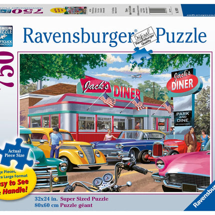Ravensburger 2D 750 el. DuÄšzy Format JadÄšodalnia 19938 [PUZZLE]