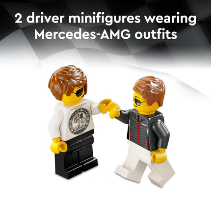 LEGO Speed Champions Mercedes-AMG G 63 & Mercedes-AMG SL 63 Car Toys, Vehicle Playset for Kids, 2 Building Sets with 2 Driver Minifigures, Gift for 10 Plus Year Old Boys and Girls 76924