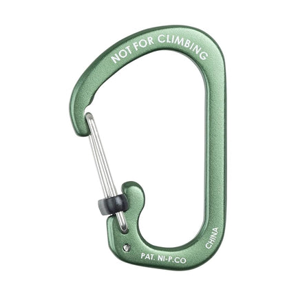 Nite Ize SlideLock Carabiner Aluminum, Size #3, Olive